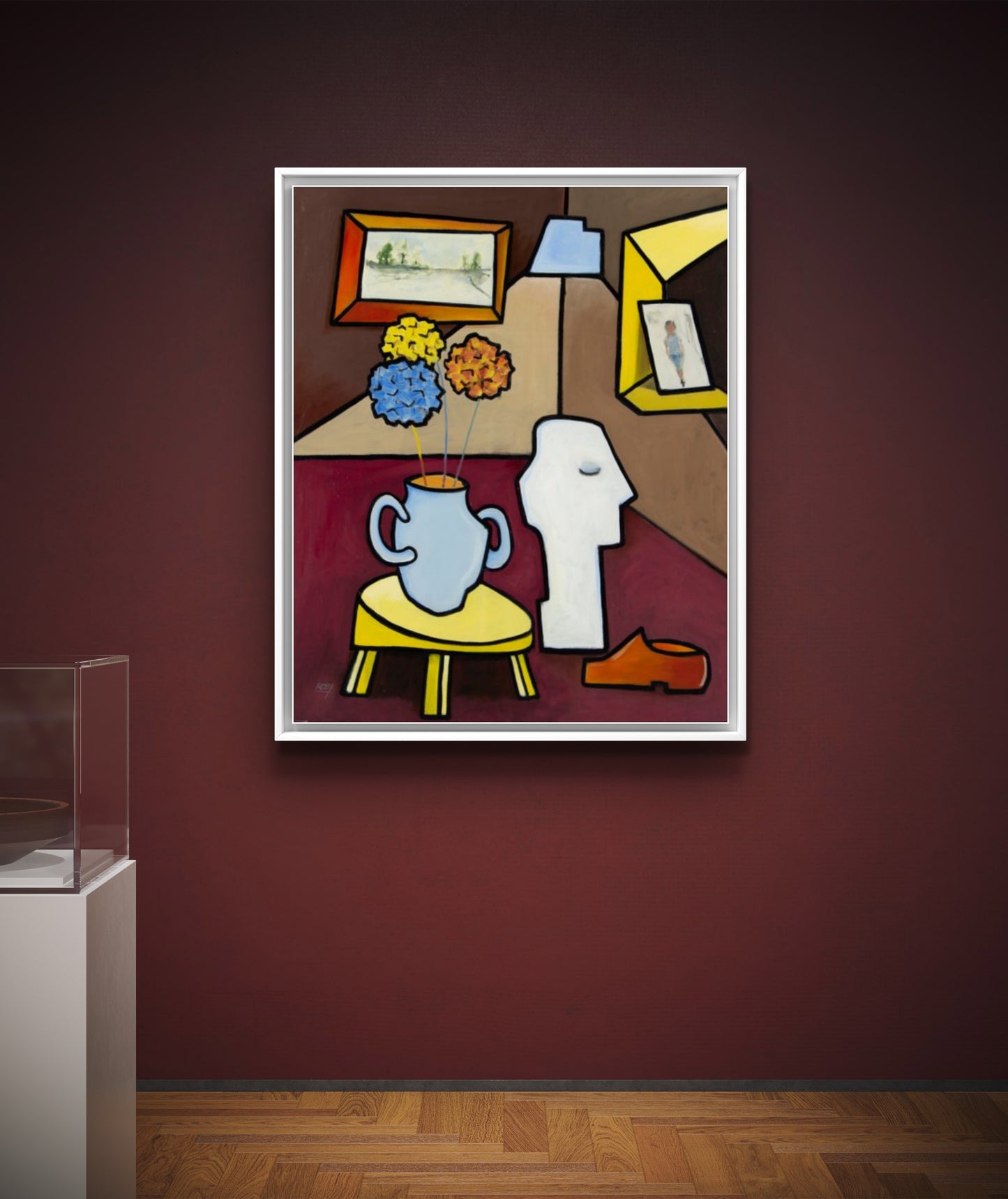 The Bust by Stephen Roby. Framed Image.