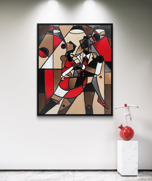 The Last Dance by Stephen Roby. Framed Image.