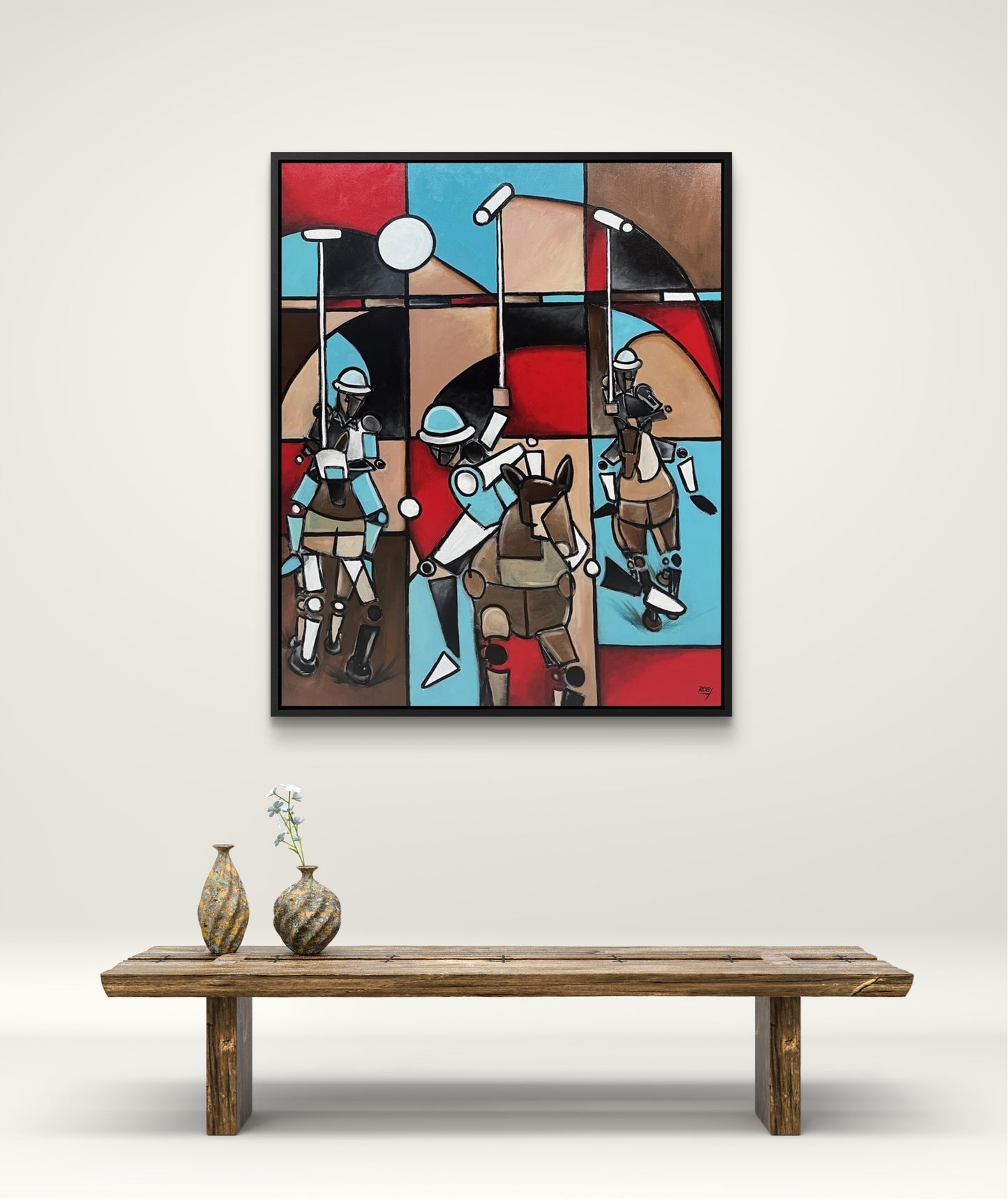 The Sport of Kings by Stephen Roby. Framed Image.