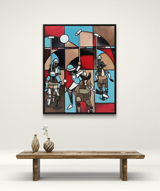 The Sport of Kings by Stephen Roby. Framed Image.